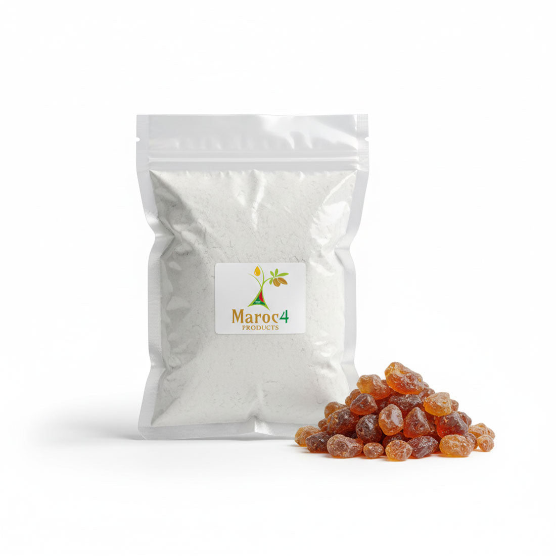 الصمغ العربي - العلك المغربي - مطحون